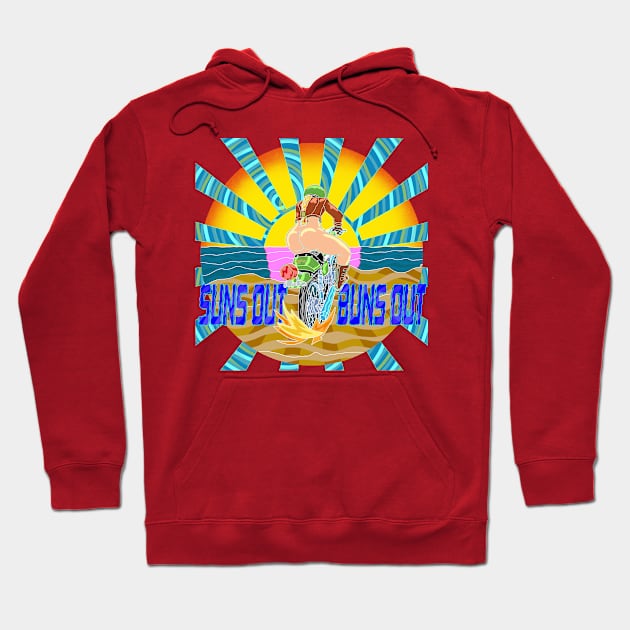 The Sun Is Out Hoodie by FullTuckBoogie